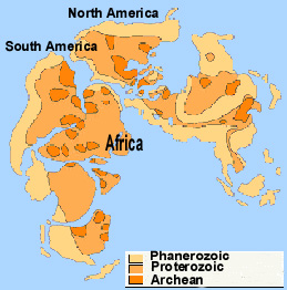 Earth's ancient past -- Archean rock formations 2.5 - 4.0 Ga