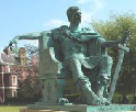 Roman Emperor Constantine, bronze statue in York, England