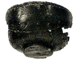 The Nanteos Cup, olive wood bowl