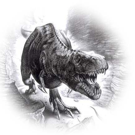 Tyrannosaurus Rex, by artist: Fabio Pastori