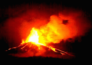 Exploding volcano, an "icon" of Scientology (see Dianetics book cover)